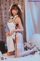 Coser @ 过期 米线 线 喵: 旗袍 白色 (22 photos)